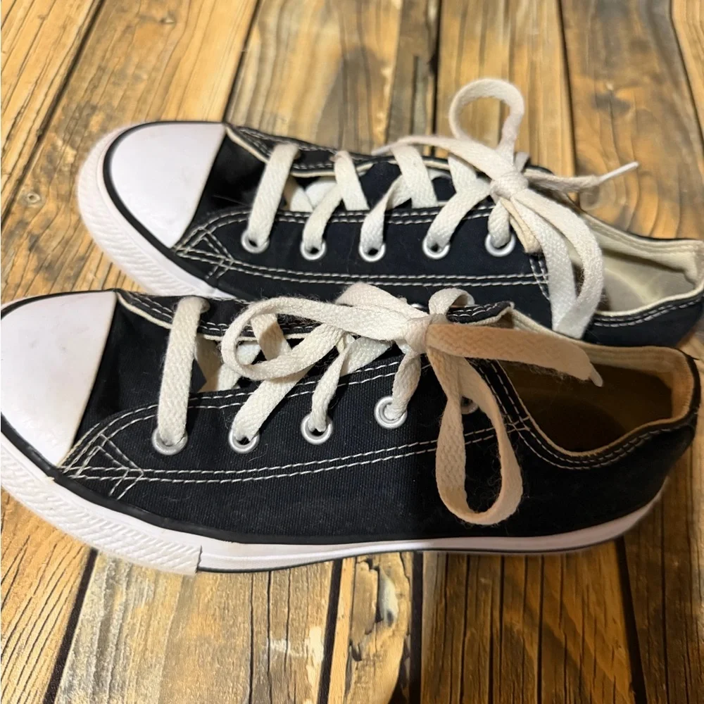 Stylish Black‎ Kids Sneakers with White Accents